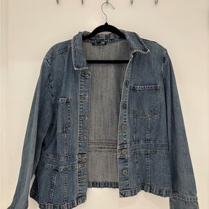 Distressed Denim Jacket for women